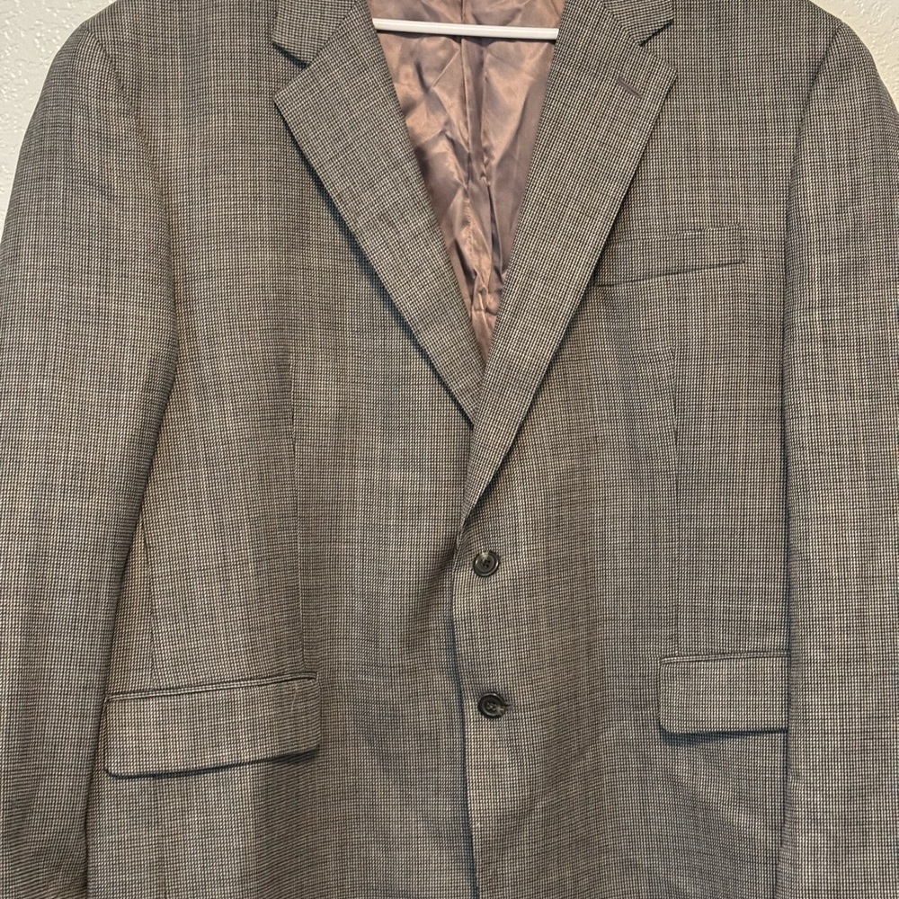 Lauren Ralph Lauren Gray Patterned Blazer